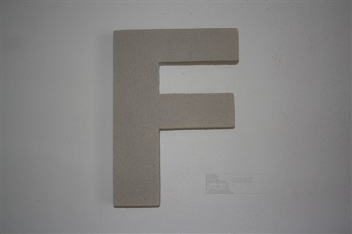 Fasádní písmeno F- typ 1 (15-50 cm)