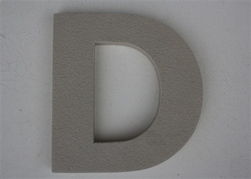 Fasádní písmeno D - typ 1 (15-50 cm)