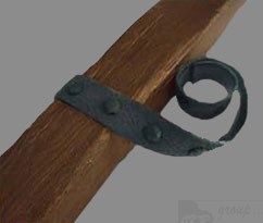 Imitace kování k PU trámům 19100