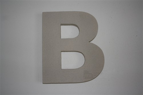 Fasádní písmeno B - typ 1 (15-50 cm)