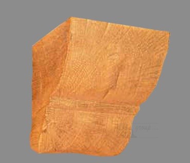 Konzole k trámům (dub světlý) 12x12cm 19588
